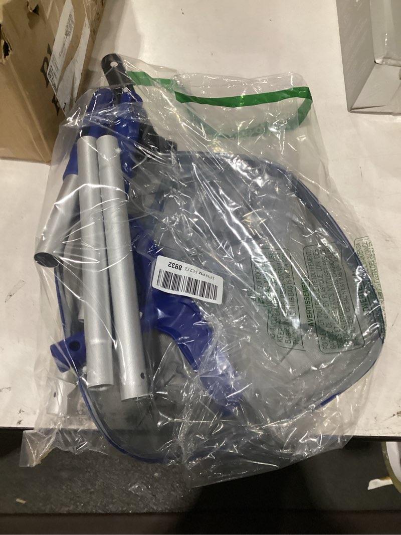 Condition photo showing Good Condition for poolvio swimming pool cleaning kit, 14'' brush head & 50'' telescopic aluminum pole with fine mesh skimmer net - perfect for above ground pools, spas, hot tub fountains blue (pk0140)