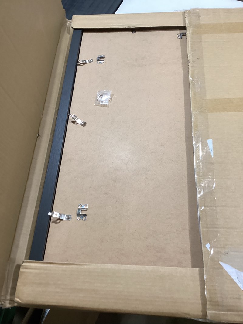 Condition photo showing Good Condition for Americanflat 16x20 Picture Frame with Polished Plexiglass - Black Picture Frame - Wide Photo Frames Made of Engineered Wood for Vertical or Horizontal Wall Display - Epic Collection - Black Black 16x20