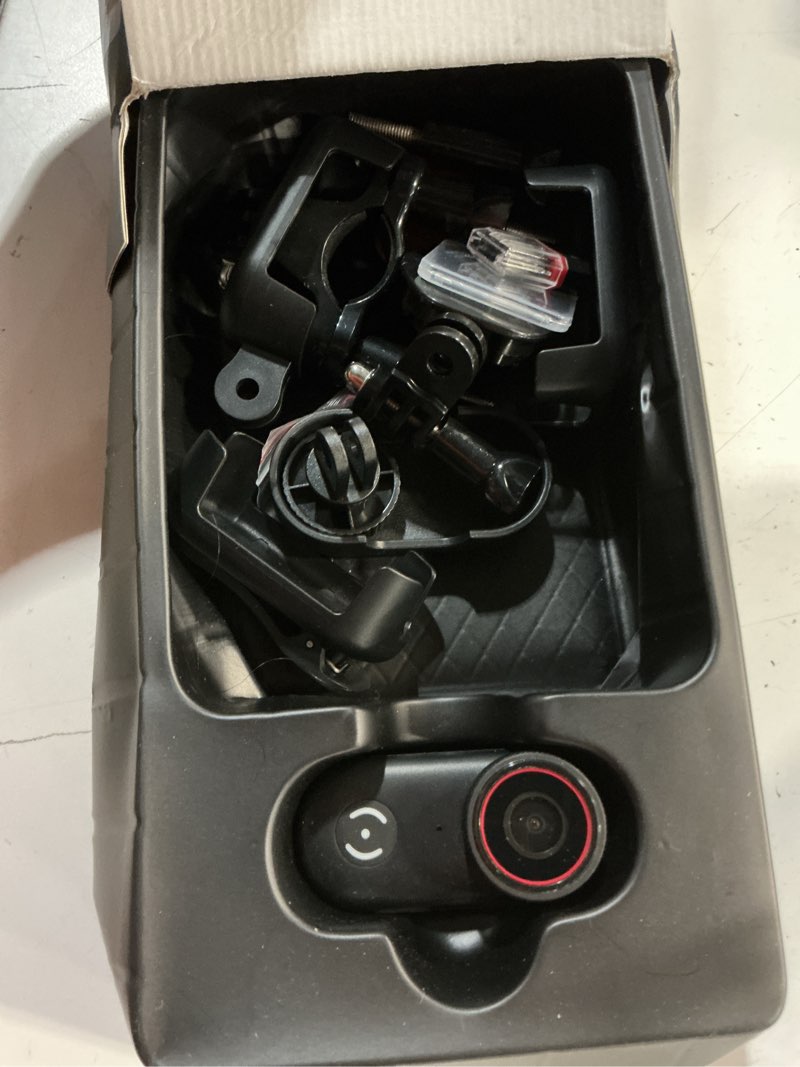 Condition photo showing As Is for 4k sports action camera, mini body camera with audio and video recording, wearable action body cam, thumb size pov camera magnetic back clip, camcorder for cycling,travel,pet,vlogging (128 gb)