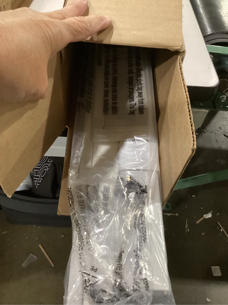 Condition photo showing Good Condition for lazblinds no tools no drill cordless cellular shades, light filtering honeycomb shades for home, thermal insulation blinds for windows, 20" w x 48" h, white light filtering-white 20" w × 48" h