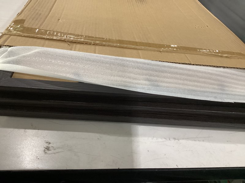 Condition photo showing Good Condition for 16x20 picture frame with mat for 11x14 set of 3, distressed black wood grain 16x20 frames for wall mounting (3 pack, black) 16x20 - 3 pack distressed black