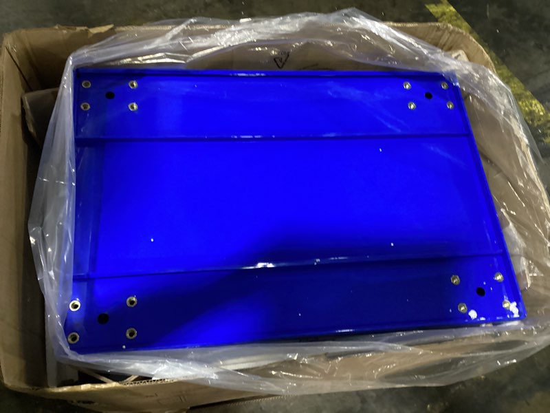 Condition photo showing Good Condition for olympia tools 5-drawer tool chest, 27-inch rolling metal tool storage cabinet with casters, locking system, drawer liner, 600 lbs load capacity, blue blue 27in