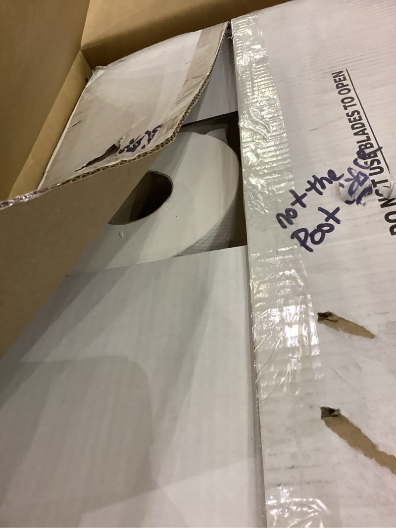 Condition photo showing New/Like New for AmazonCommercial 2-Ply White 9' Jumbo Roll Toilet Paper/Bath Tissue (416972)|Bulk for Business |Septic Safe |Compatible with Universal Dispensers|FSC Certified |1000 feet per Roll (12 Rolls)()