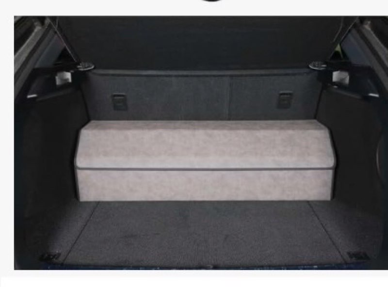 MAIBAOYUAN Car Trunk Organizer for Outback - Custom Fit, Leather Large Space Adjustable, Hook and Lo