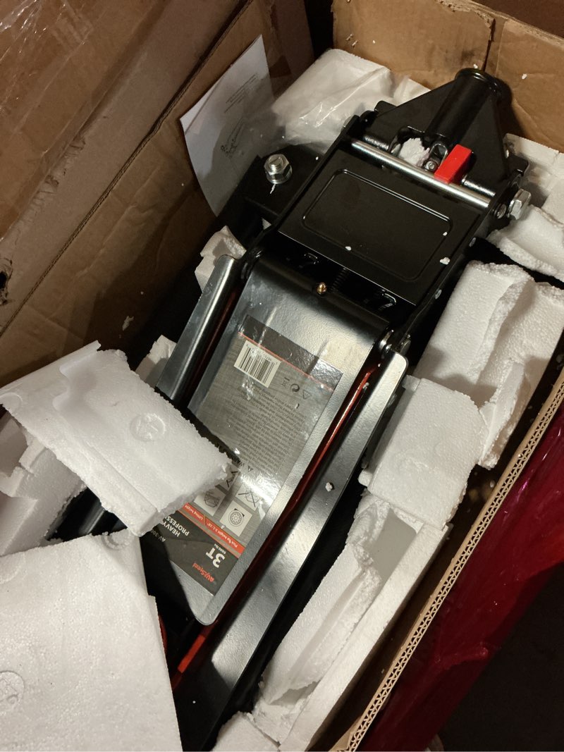 Condition photo showing Good Condition for Low Profile Floor Jack 3 Ton (6600 lbs), Heavy Duty Hydraulic Jack for Car, Heavy-Duty Floor Jack with Dual Pistons Quick Lift Pump, Car Floor Jack with Lifting Range 3-1/8'' to 19-7/8''