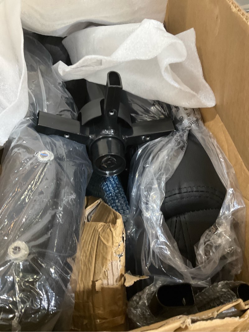 Condition photo showing Good Condition for Leather Office Chair, PU Home Computer Desk Chairs with Ergonomic Back Support, 360°Swivel Free?Small Gmaing Chair with Wheels and Adjustable Armrests, for Short People Use, Black