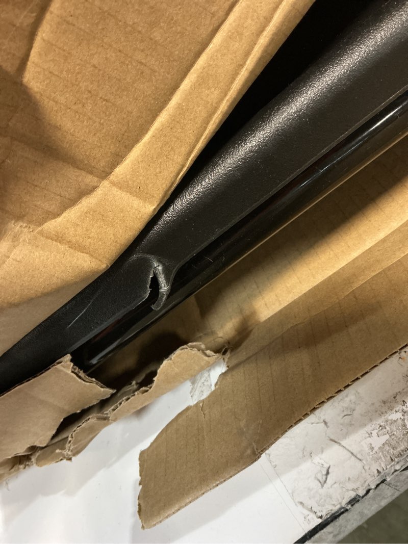 Condition photo showing As Is for HUANUO Adjustable TV Tray Table - TV Dinner Tray on Bed & Sofa, Comfortable Folding Table with 6 Height & 3 Tilt Angle Adjustments (Black)