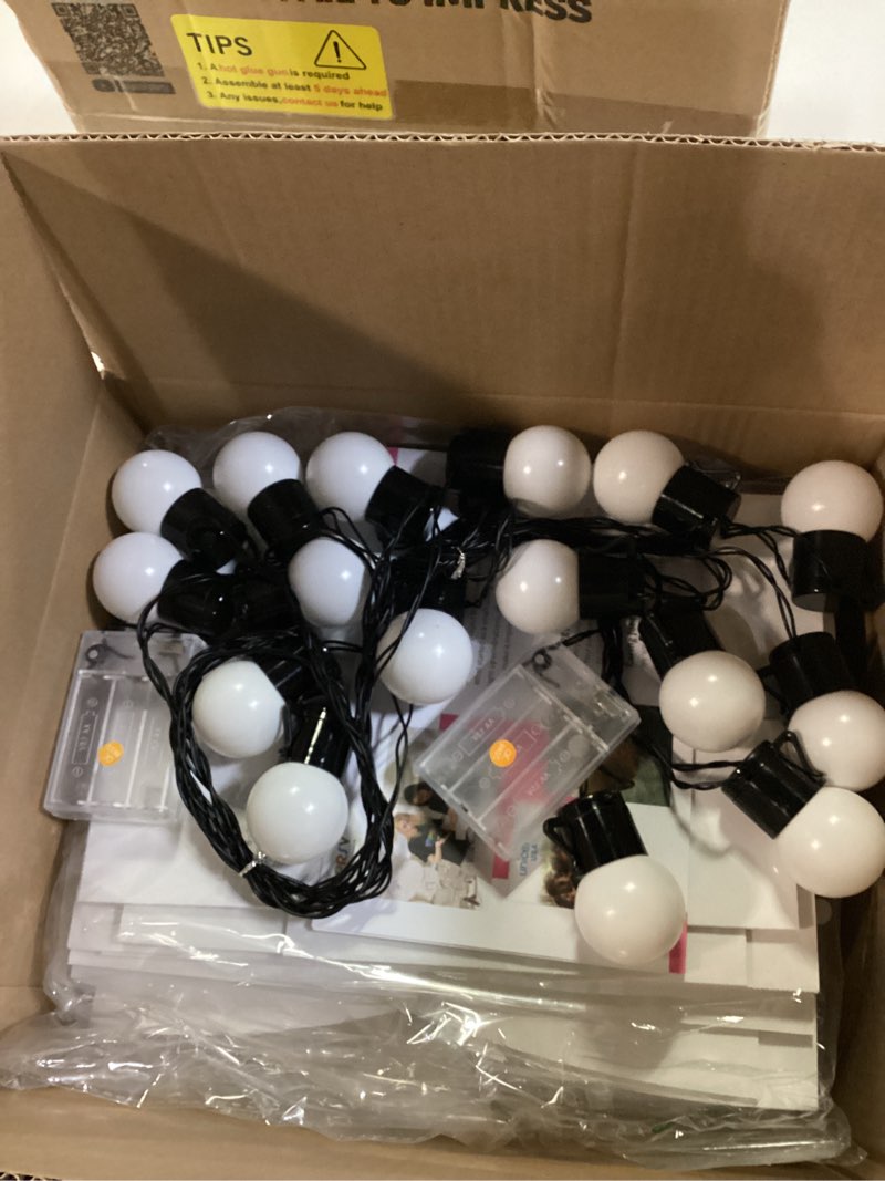 Condition photo showing New/Like New for imprsv Marquee Numbers 30 Birthday Decorations: Large Light Up Numbers 30 Years Old Birthday Decor for Men Women Big Sign Party Anniversary Cardboard Backdrop Signs Blocks Balloons Number 30 3ft White