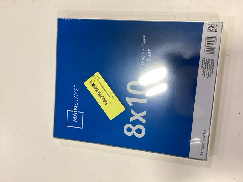 Condition photo showing New/Like New for mainstays – 8x10 picture frame – white front loading wall or tabletop photo frame