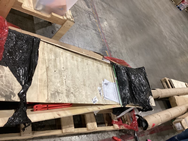 Condition photo showing As Is for similar)))))))strongway adjustable gantry crane, 2000-lb. capacity, 7.87–11.9ft. lift