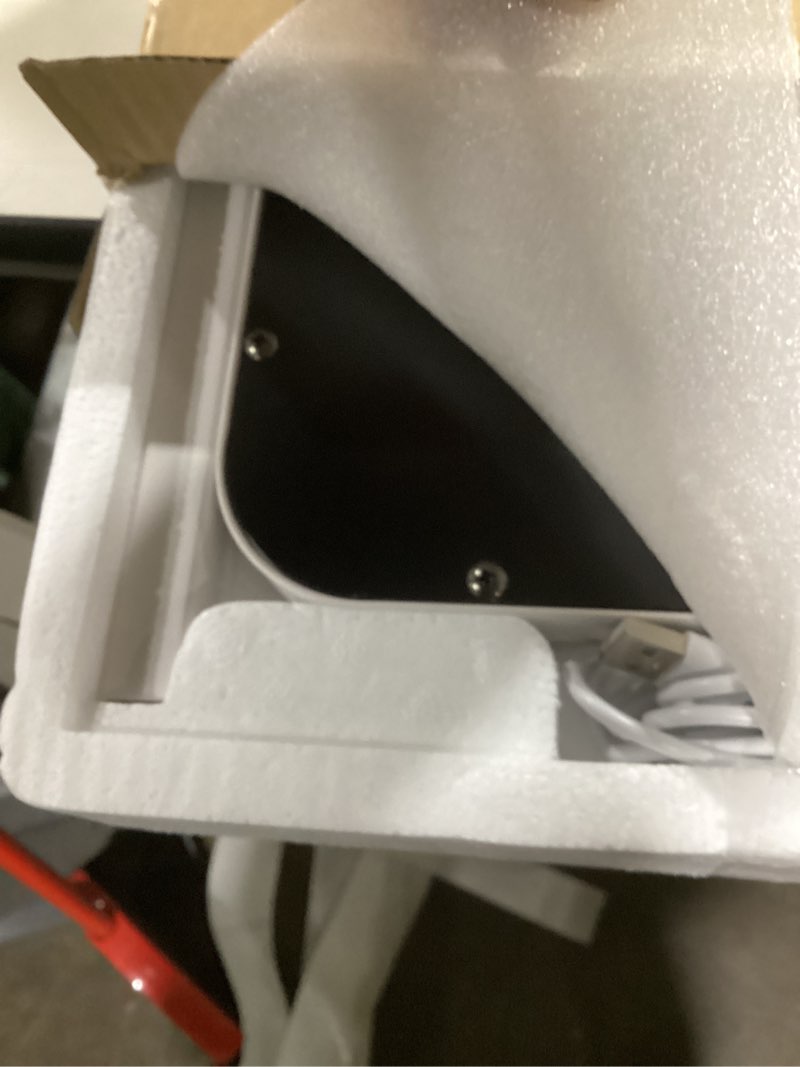 ratsamee vanity mirror with lights 15"×13", led makeup mirror, lighted makeup mirror with 3 color di