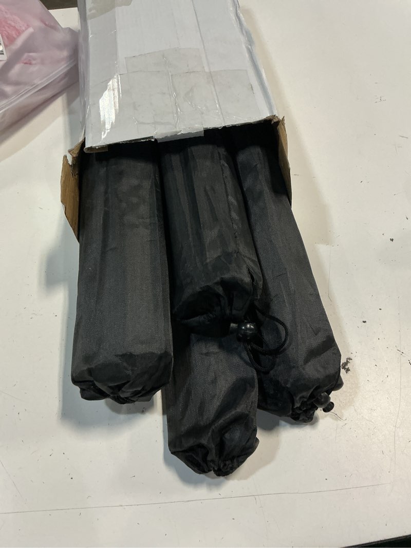 Condition photo showing Good Condition for azeam 63" easel stand for sign, 6 pack portable easel for painting, foldable black metal easel display stand poster holder adjustable sign stand for display wedding arts poster