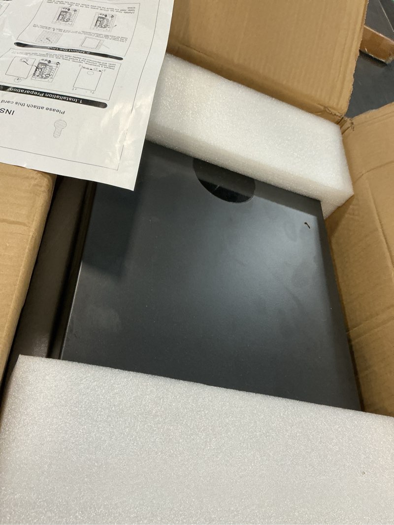 Condition photo showing As Is for 18kw electric tankless water heater, apus 240v instant on-demand hot water heater, up to 4.4 gpm with led display, energy-saving whole house water heating system, space-saving design,gray ap-18kw,gray