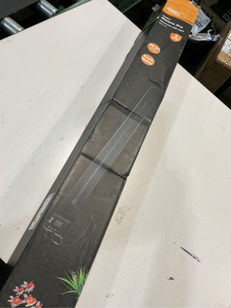 Condition photo showing Good Condition for hygger auto on off 48-55 inch led aquarium light extendable dimable 7 colors full spectrum light fixture for freshwater planted tank build in timer sunrise sunset 48"-55"