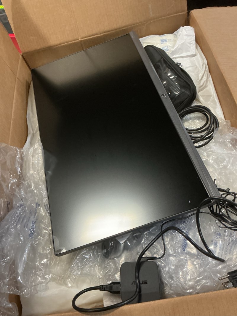 Condition photo showing As Is for ASUS ROG Strix 27” 1440P USB-C HDR Gaming Monitor (XG27ACG) -QHD, 180Hz, 1ms, Fast IPS, DCI-P3 95%, Extreme Low Motion Blur Sync, G-Sync Compatible, Tripod Socket, Aura Sync, AI Gaming, 3yr Warranty 27" Fast IPS QHD 180Hz G-SYNC USB-C