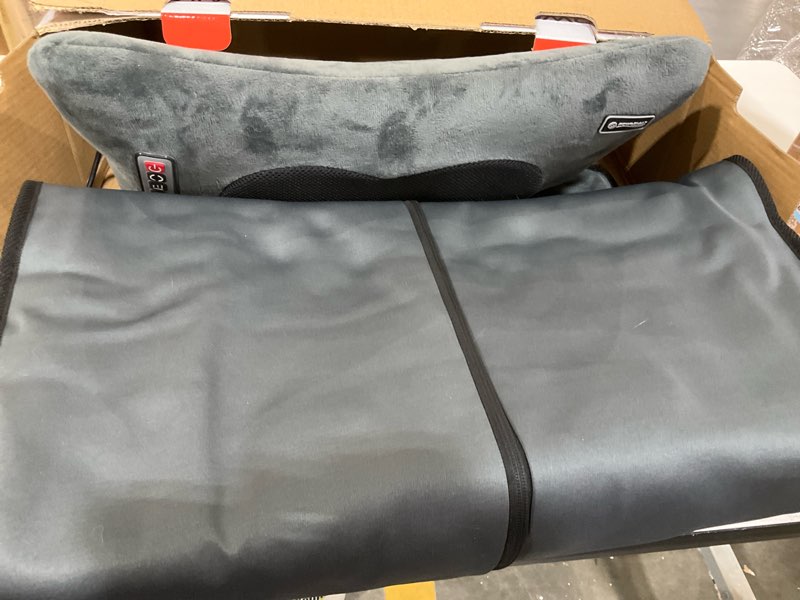 Condition photo showing As Is for Powermat Full Body Massage Mat with Heat - Shiatsu Back Massager Pad for Bed, Chair & Recliner - Electric Vibrating Heating Pad - Whole Body Massager Mat for Pain Relief - Massage Mattress by Powerfit