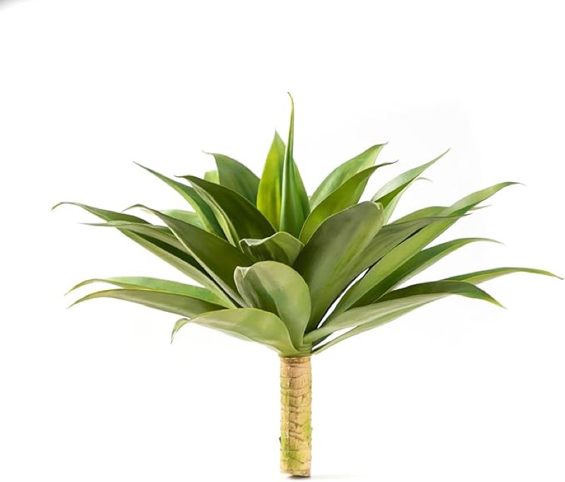 fake plants artificial agave plants indoor?uv resistant fake agave planters outdoor decorating artificial plants for outdoors decor agave (2pack,12.6'purple) spring decorations for home