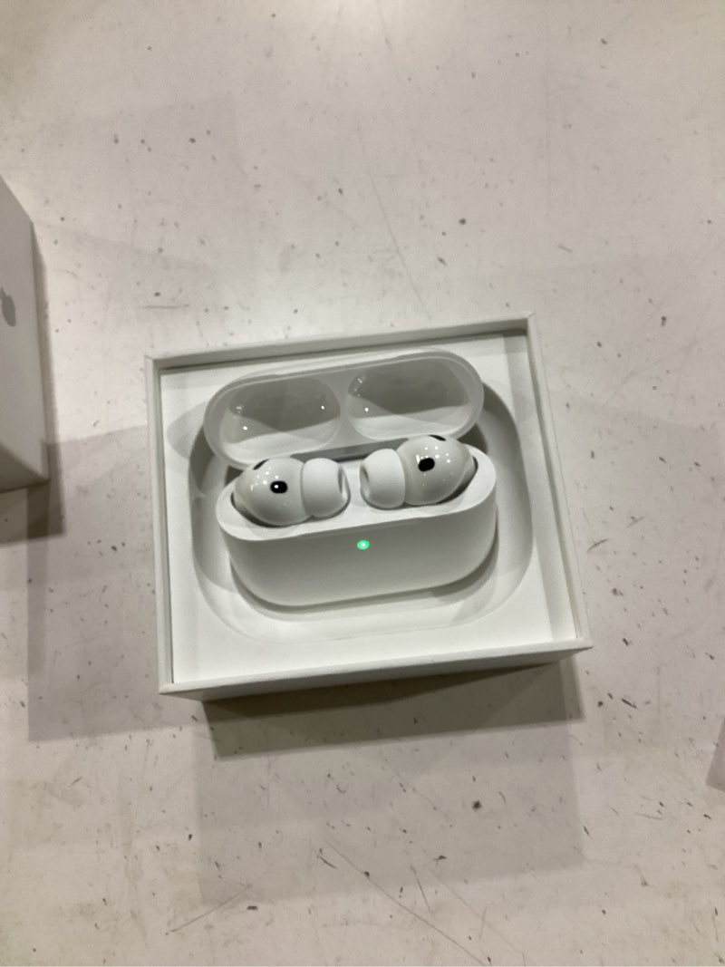 Condition photo showing New/Like New for apple airpods pro 3 wireless earbuds, active noise cancellation, live translation, heart rate sensing, hearing aid feature, bluetooth headphones, spatial audio, high-fidelity sound, usb-c charging