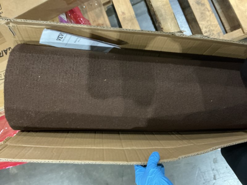 Condition photo showing Good Condition for marine carpet,6 ft x 14 ft dark gray indoor outdoor carpet 0.2" thick boat carpet with water-proof tpe backing, non-slide outdoor marine carpet roll for home, patio, porch, deck dark gray 6 ft x 14 ft