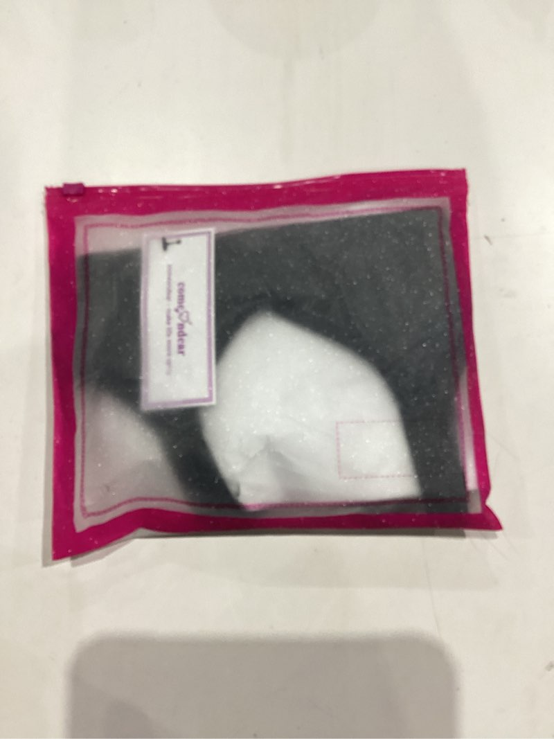 Condition photo showing New/Like New for comeondear Women Black Garter Belts for Thigh Highs Plus Size Suspender Belt with 6 Straps Adjustable PU Garter Belt 1-black Garter Small