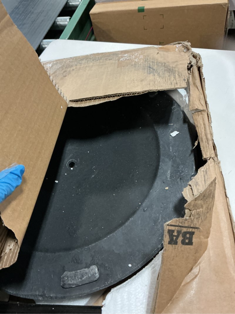 Condition photo showing As Is for BACKYARD EXPRESSIONS PATIO · HOME · GARDEN 911554 21 Pound Umbrella Base, Bronze 21.0 Pounds