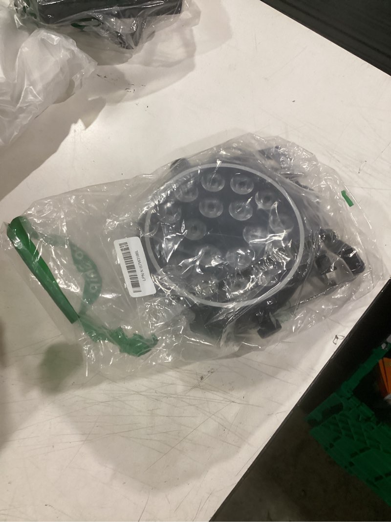Condition photo showing Good Condition for stage lights rgbw led par lights with halo, mini uplights with jump strobe fade chase pulse stage effects, sound activated uplighting indoor for events party wedding church christmas