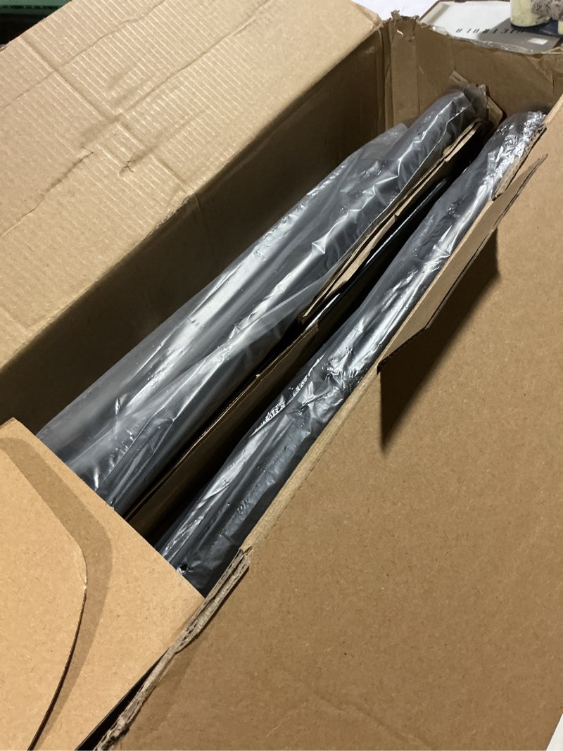 Condition photo showing Good Condition for 6 Pack String Light Poles, Outdoor String Light Pole 10 ft Forked Metal Light Pole with Adjustable Outdoor Light Stand, Deck, Backyard, Garden, Wedding, Rustproof and Sturdy with Hooks. 6 Pack-10FT