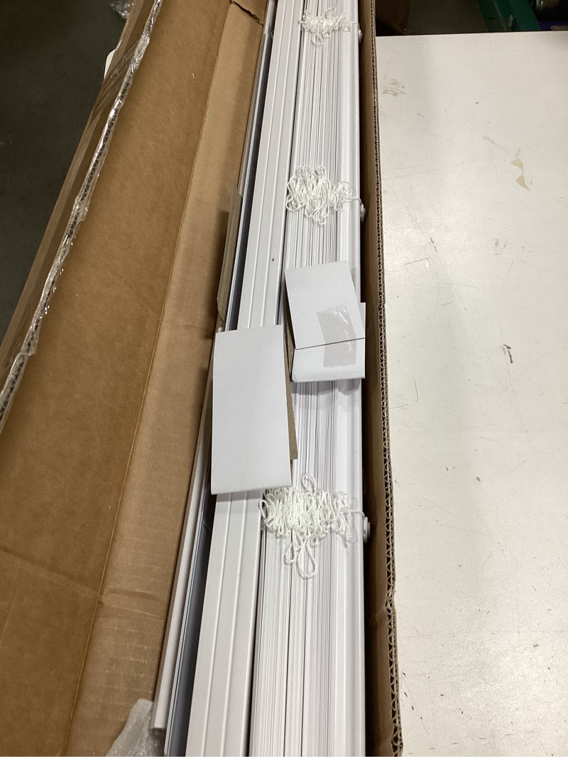 Condition photo showing Good Condition for BlindsAvenue Cellular Honeycomb Cordless Shade, 9/16" Single Cell, Light Filtering, White Dove, Size: 37" W x 72" H