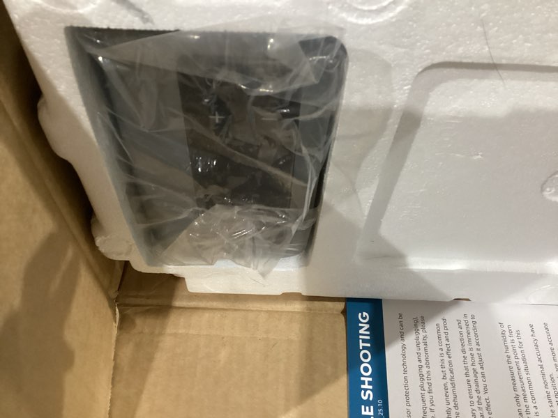 Condition photo showing Good Condition for aeocky 4500 sq.ft energy star most efficient 2025 dehumidifier, max 80 pint/day smart compressor dehumidifier with drain hose, intelligent humidistat,for basement,bedroom,home,bathroom 80 pints - 4500 sq.ft