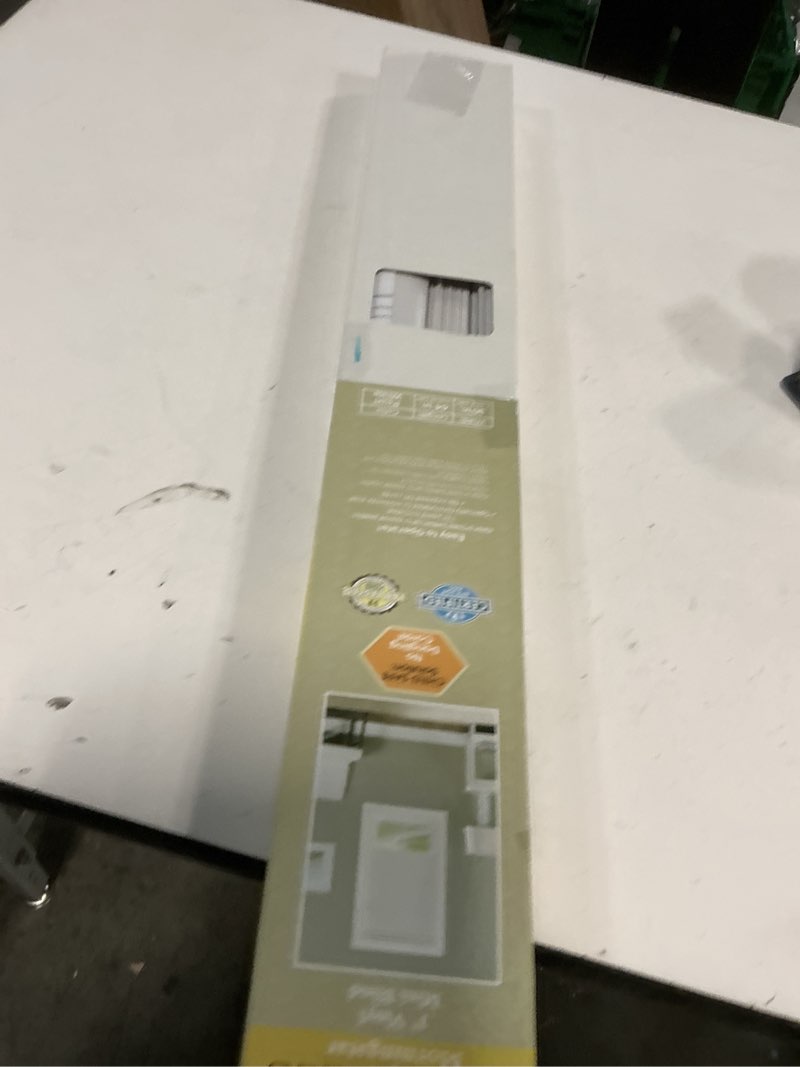 Condition photo showing New/Like New for Cordless Light Filtering Mini Blind - 30 Inch Width, 64 Inch Length, 1" Slat Size - Pearl White - Cordless GII Morningstar Horizontal Windows Blinds for Interior by Achim Home Decor 30"W x 64"H Pearl White
