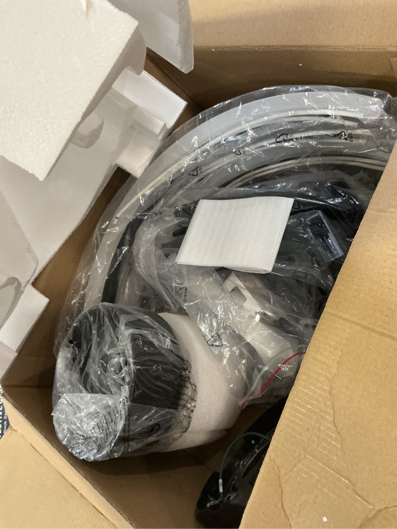 Condition photo showing Good Condition for zmishibo rgb ceiling fans with lights and remote, 20 inch low profile ceiling fan with light, 3000k-6000k dimmable & rgb, modern fandelier flush mount ceiling fan, small led fan for bedroom 20 inch black rgb 1