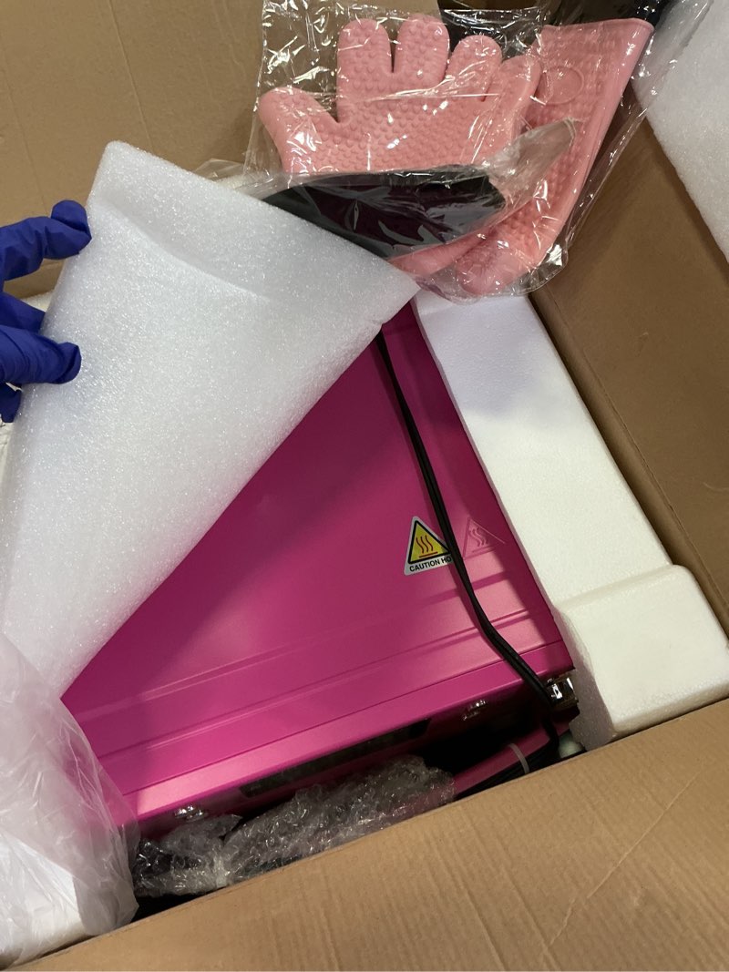 Condition photo showing Good Condition for sublimation oven - 30l/32qt 1700w 450? 360° turbo convection, digital control, bulk printing for 40oz tumblers 11oz ceramic mugs with accessories