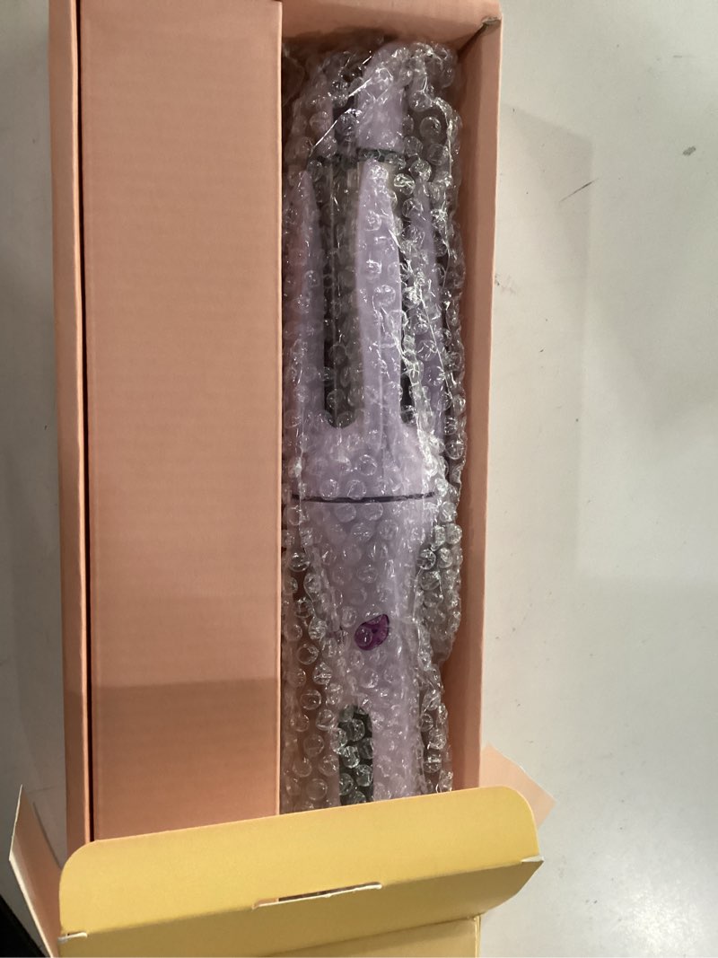 Condition photo showing New/Like New for Automatic Curling Iron,Hair Curler Automatic Rotating Wand,Anti-Scald,Four Speed Temperature Adjustment,Diameter 28mm,Anti-Tangle Rotating Curling Wand,Easy to Use Hair Curler,Purple