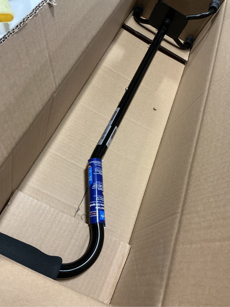 Condition photo showing Good Condition for medline aluminum quad cane with small base for balance, knee injuries, leg surgery recovery & mobility, portable, lightweight walking aid for seniors & adults