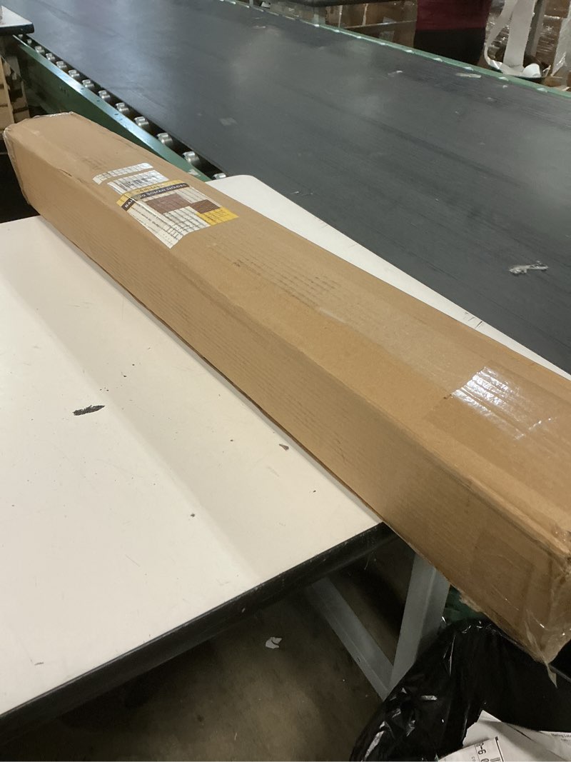 Condition photo showing New/Like New for cordless bamboo roman shades for windows, blinds size (35" w ×64" h) colour (highfield teak) highfield teak 35" w × 64" h