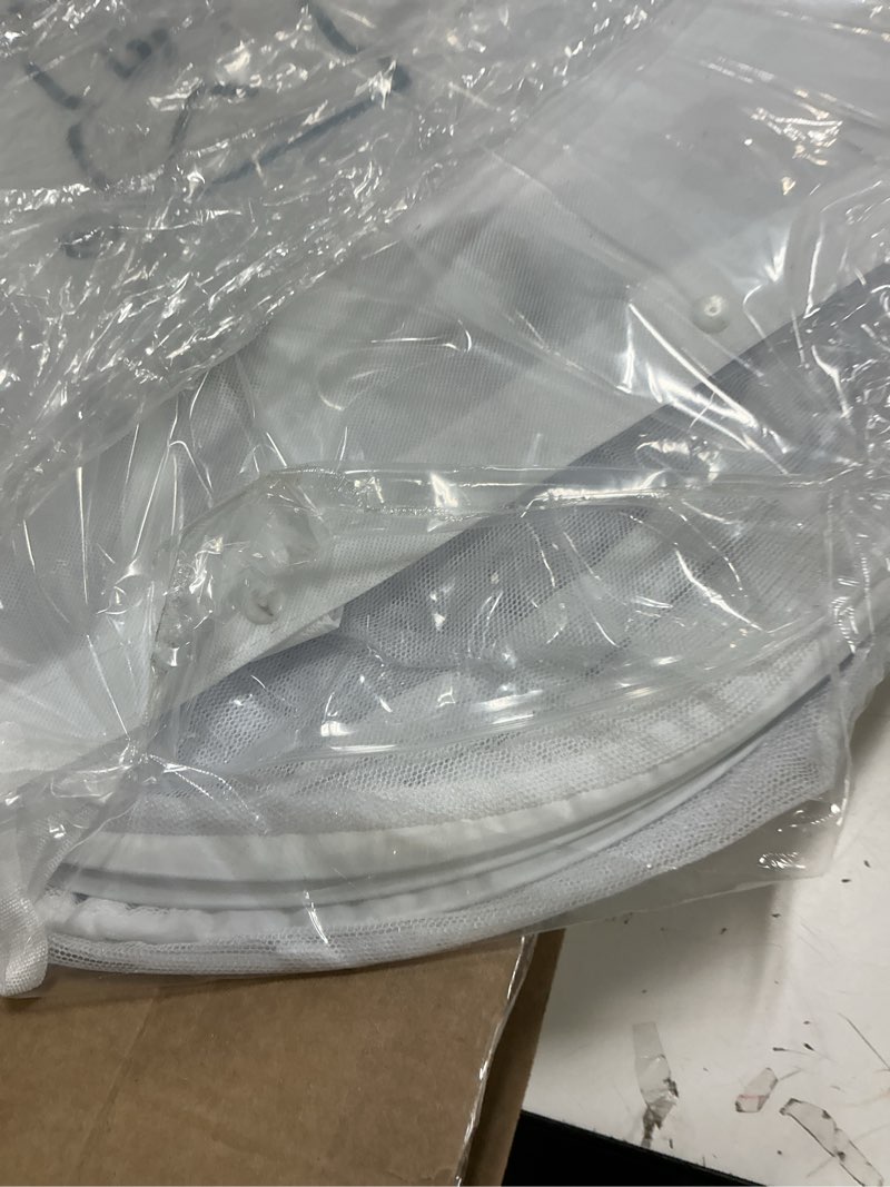 Condition photo showing Good Condition for Mini Crib and Pack and Play Tent, Net Canopy to Keep Baby from Climbing Out, Breathable Mesh with Auto-Lock Zipper and Latch, Safety Tent for Travel and Sleep (Mosquiteros para Cunas de Bebes) Mesh - No Lower Trim Pack N' Play / Mini Crib - 38 Inch