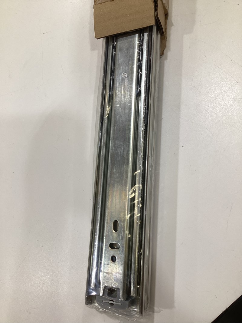 Condition photo showing Good Condition for lontan full extension ball bearing drawer slides 8 10 12 14 16 18 20 22 24 inch heavy duty side mount file cabinet rails dresser runner kitchen cabinet drawer glides 100 lb capacity (12 inch,1 pair) 12 inch standard-silve-1 pair