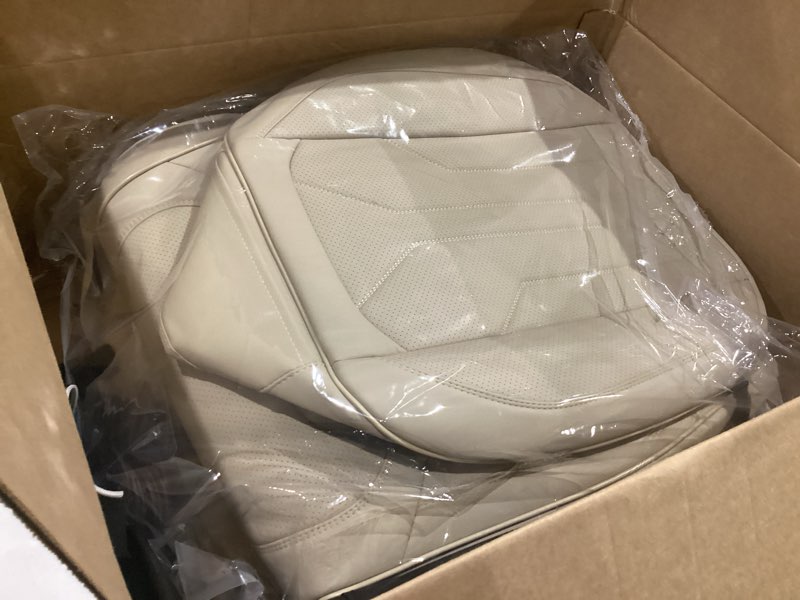 Condition photo showing Good Condition for car seat covers full set,5 seat leather seat covers for cars,beige front seats and back seat cover,waterproof car seat cushion protectors,universal fit for most cars suv trucks beige full set
