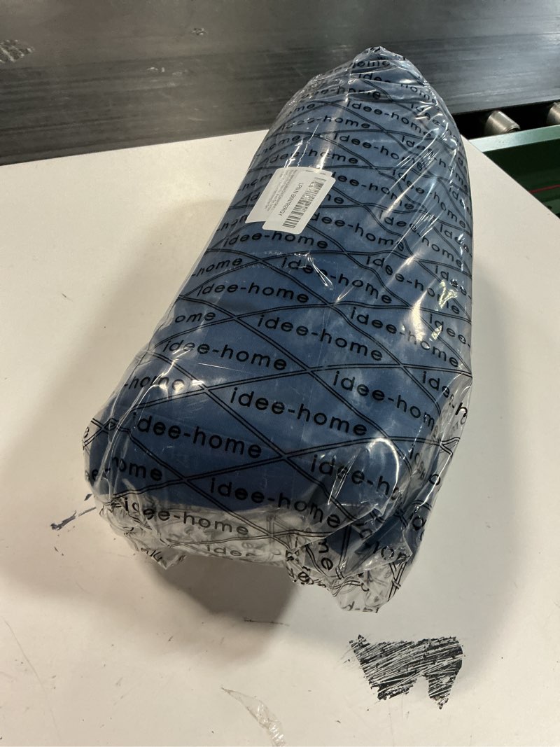 Condition photo showing New/Like New for (1pcs)idee-home outdoor chair cushions , thick 17\" x 17\" x 3\" patio chair cushions for outdoor furniture waterproof with ties, outdoor seat cushion, patio chair pads dining chair dark cerulean