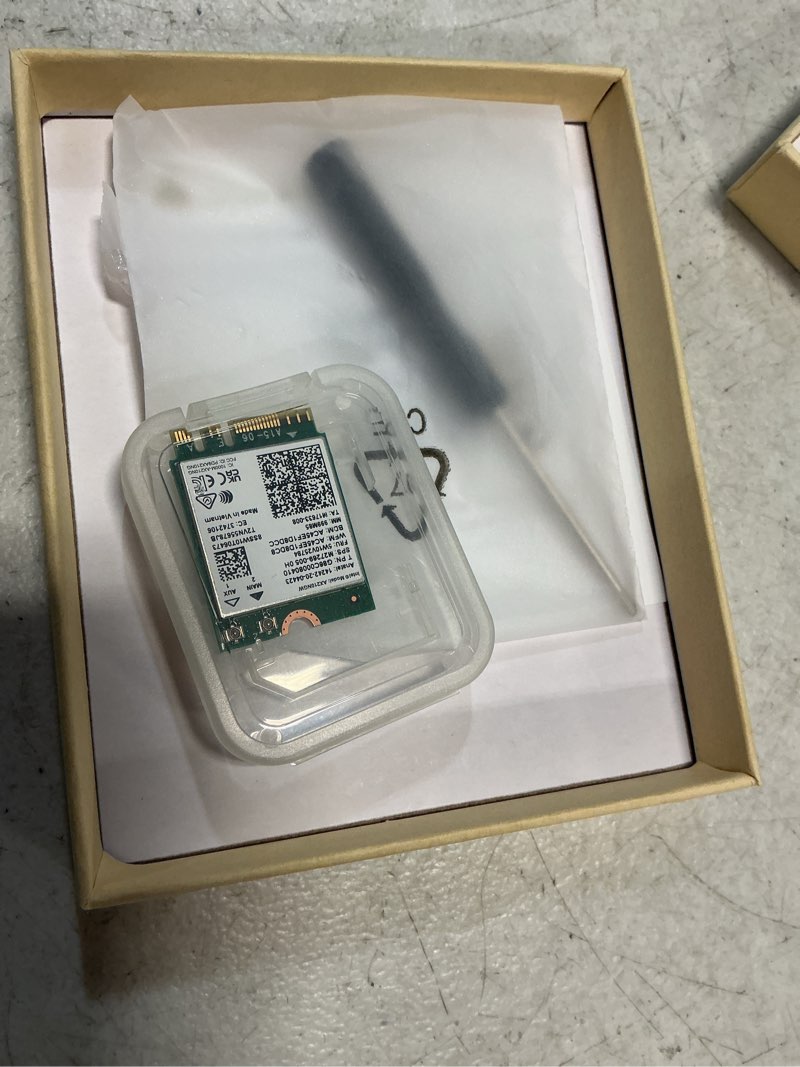 Condition photo showing Good Condition for edup wifi 6e ax210 ngw wireless card, intel laptop network adapter with bluetooth 5.3, tri-band 5400mbps wifi module, m.2/ngff 2230 wifi chip, mu-mimo, supports windows 10/11 (64-bit) wifi 6e card ax5400