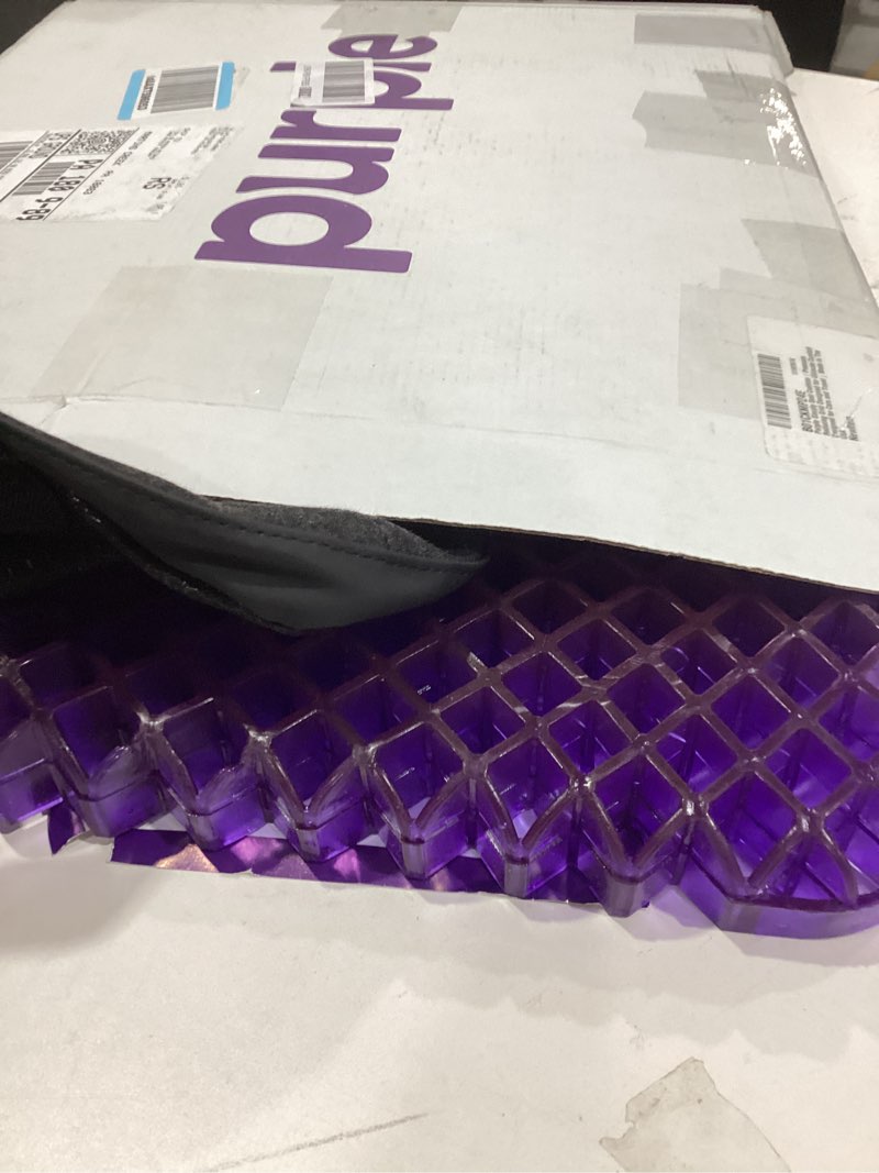 Condition photo showing New/Like New for Purple Simply Seat Cushion | Pressure Reducing Grid Designed for Ultimate Comfort | Designed for Cars and Travel | Made in The USA