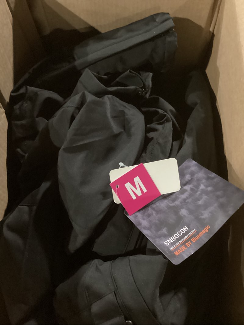 Condition photo showing Good Condition for Womens One Piece Ski Suit Colorful Jumpsuits Snowboard Snowsuits Winter Waterproof (M,Blk)