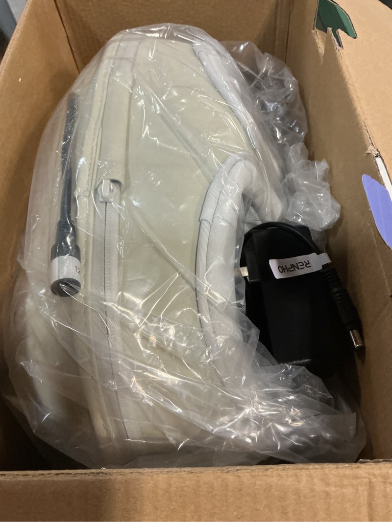 Condition photo showing Good Condition for RENPHO Foot Massager Machine with Heat [2026 Upgraded], Shiatsu Foot Massager for Plantar Fasciitis, Valentines Day Gifts for Her Him, Cordless Control, Exclusive Voice Control, Beige Voice Control - Beige