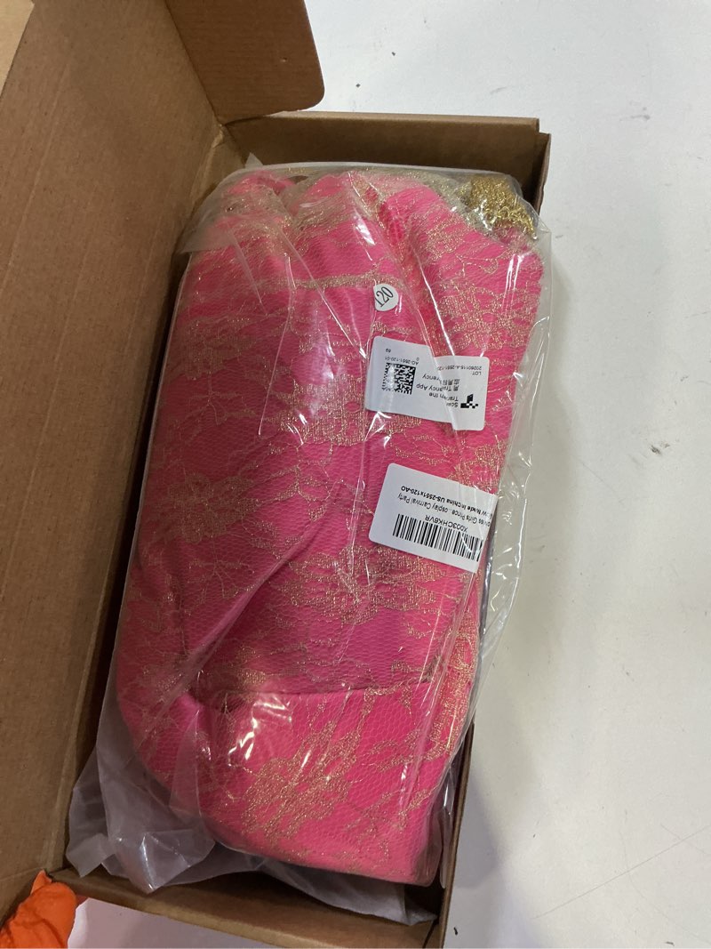 Condition photo showing New/Like New for relibeauty girls princess dress up costume with accessories, 8-10, pink 8-10 pink(with accessories)