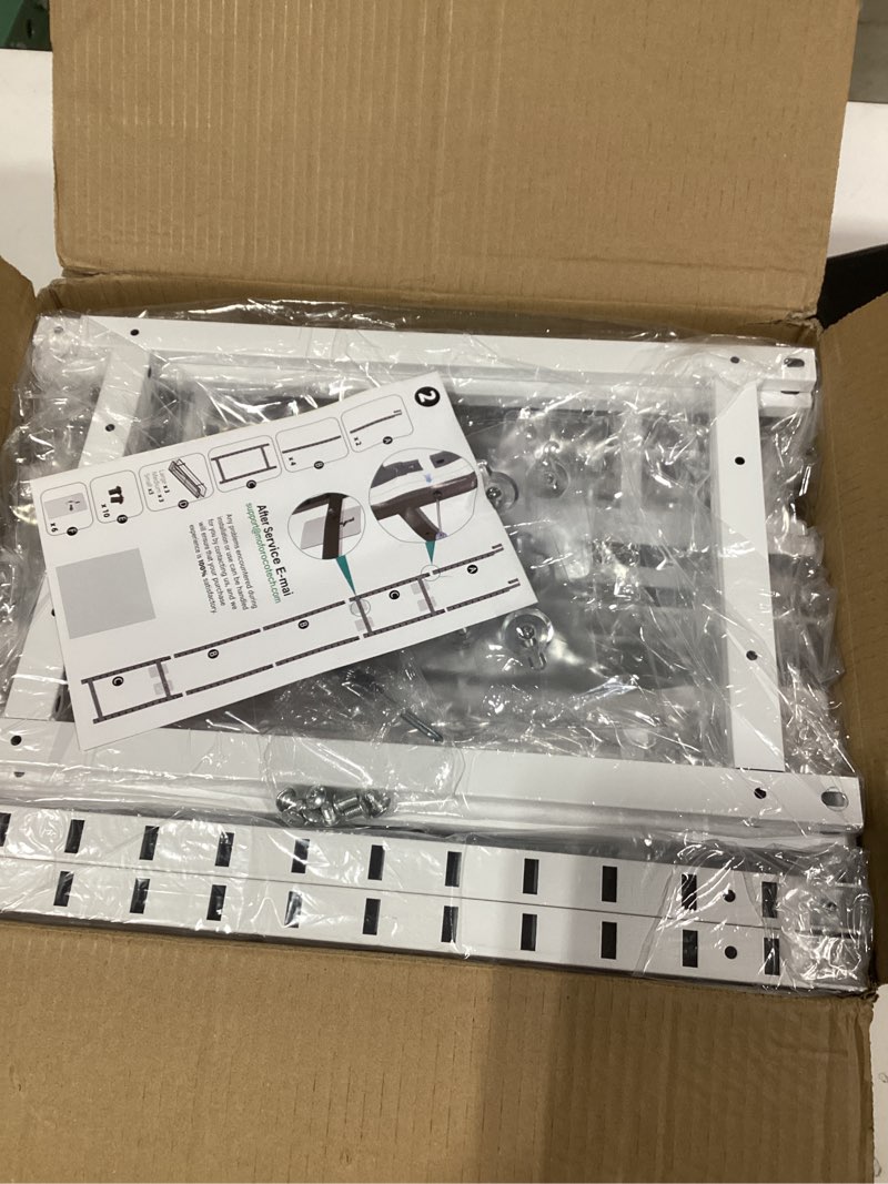 Condition photo showing As Is for Moforoco White 9-Tier Over The Door Pantry Organizer, Pantry Organization And Storage, Metal Hanging Spice Rack Shelves Door, Home & Kitchen Essentials, Laundry Room Bathroom Organization 9-Tier White