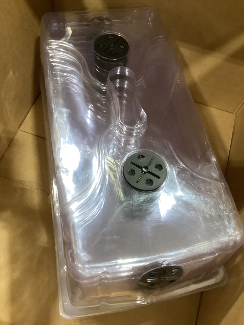 Condition photo showing Good Condition for 10 pack 6.3" tall humidity domes for 1020 trays, extra strength seed starter covers with 2 adjustable vents, clear plastic propagation cloning lids for germination & microgreens, bpa-free 1020 6.3'' dome-10p