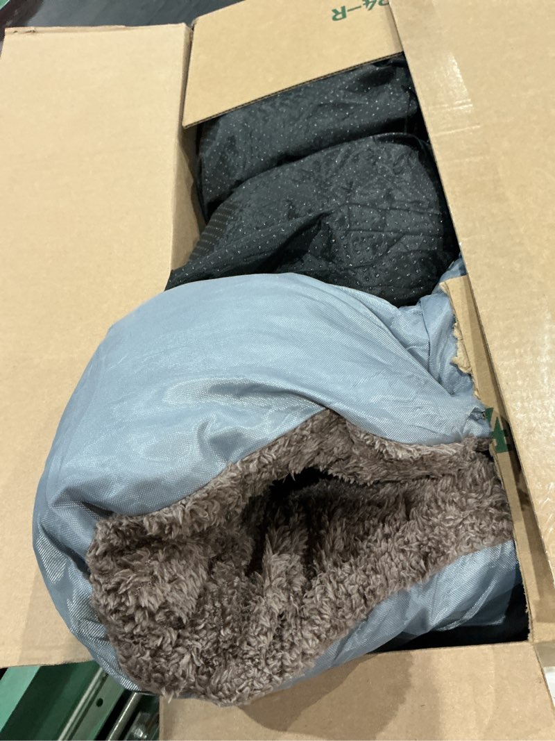 Condition photo showing As Is for dog beds for large dogs, rectangle washable dog bed comfortable and breathable pet sofa warming orthopedic dog bed for large medium dogs