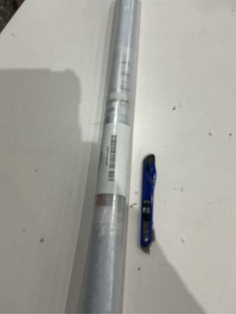 Condition photo showing Good Condition for rabbitgoo Window Privacy Film Rainbow Film Decorative Window Sticker, 3D Static Stained Glass Cling Tint for Home Heat Control Non-Adhesive, 23.6 x 118.1 inches 23.6" x 118.1" Clear