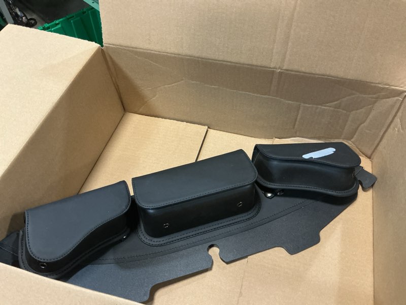 Condition photo showing Good Condition for benlari windshield bag, 3 pocket batwing fairing windshield bag, waterproof motorcycle windscreen bag fit for harley touring electra glide, street glide flhx flh, trike models 1996-2013