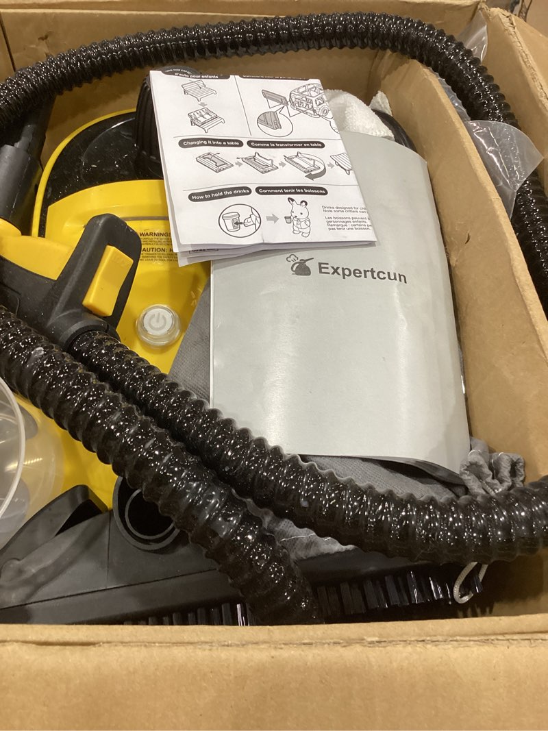 Condition photo showing As Is for Premium Heavy Duty Canister Steam Cleaner with 26 Accessories, High-Temperature Mop for Floors, Tiles, Car Detailing & More, 1.4L Portable Tank, Chemical-Free, Child Lock & Effortless Operation